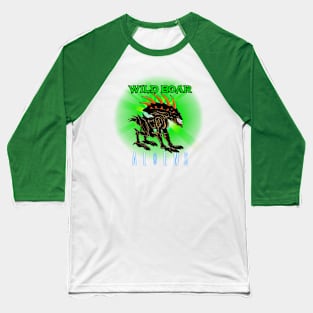 Wild boar Alien Baseball T-Shirt
